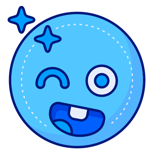 눈짓 Generic Blue icon