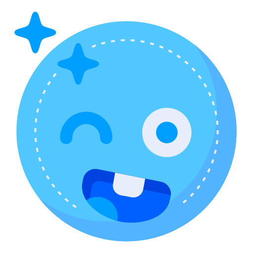 zwinkern Generic Blue icon