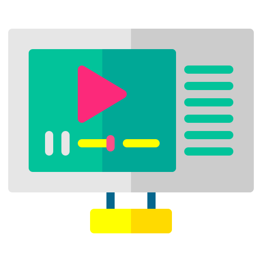 Video advertising Generic Flat icon