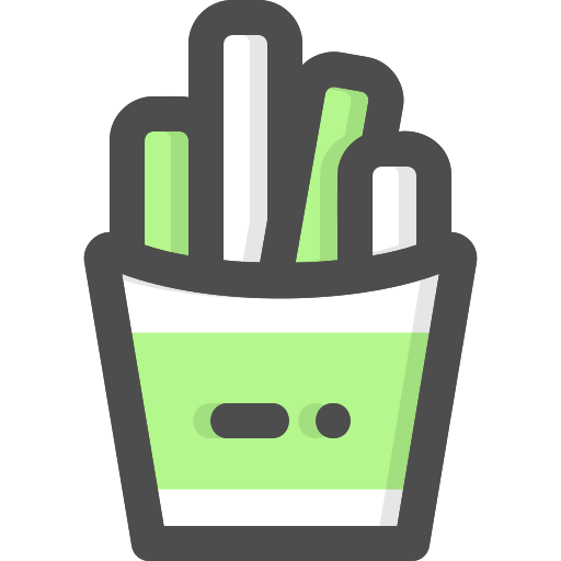 French fries Generic Outline Color icon
