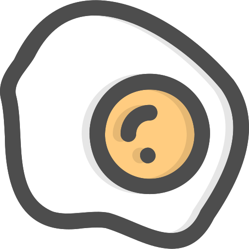 Fried egg Generic Outline Color icon