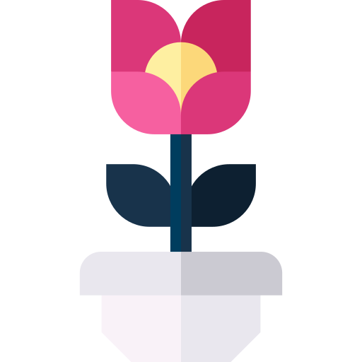 maceta Basic Straight Flat icono