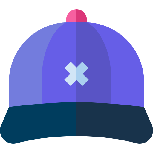 Baseball cap Basic Straight Flat icon