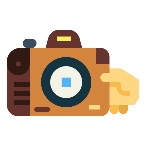 카메라 Smalllikeart Flat icon