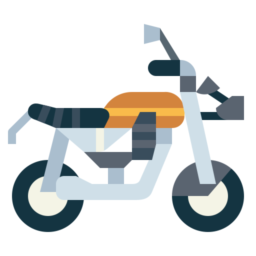 motorrad Smalllikeart Flat icon
