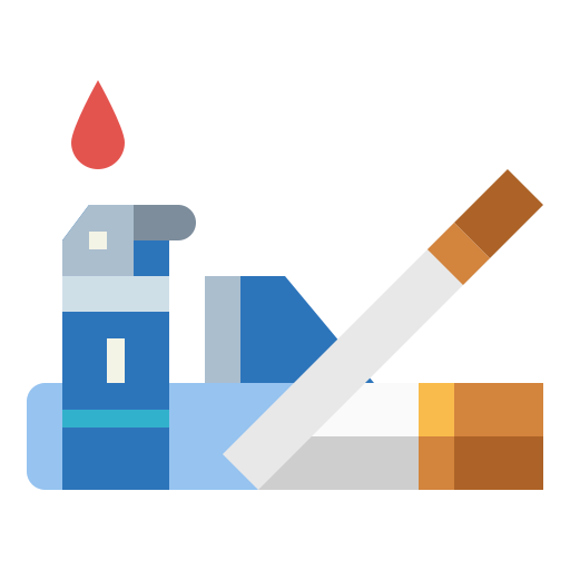 담배 Smalllikeart Flat icon