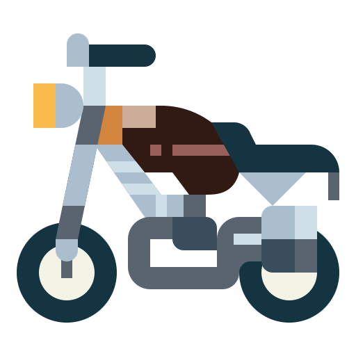 motocicleta Smalllikeart Flat Ícone