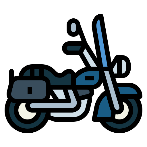 motorrad Smalllikeart Lineal Color icon