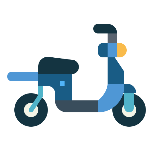 scooter Smalllikeart Flat icono