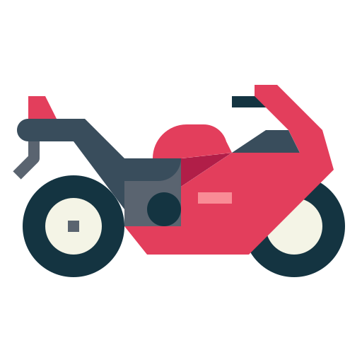 motorrad Smalllikeart Flat icon