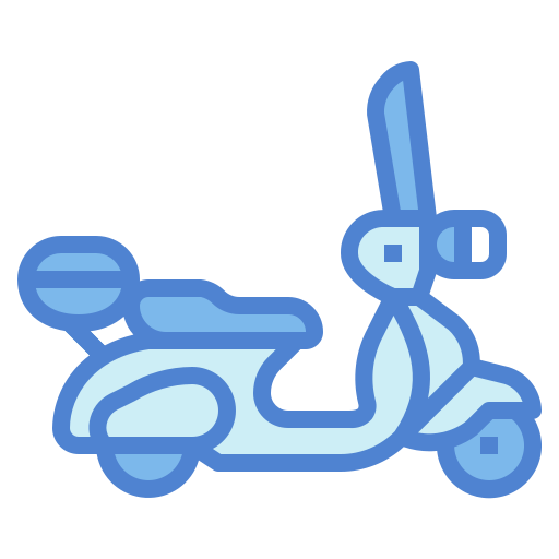 スクーター Generic Blue icon