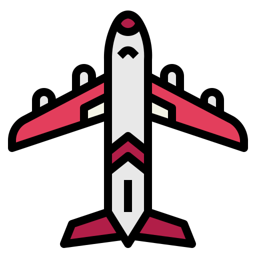 飛行機 Smalllikeart Lineal Color icon