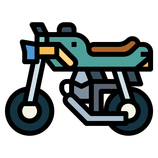 オートバイ Smalllikeart Lineal Color icon