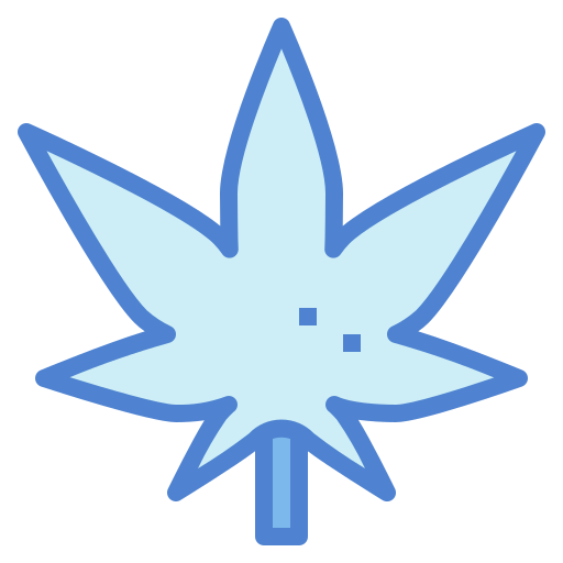 cannabis Generic Blue Icône