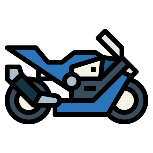 motorrad Smalllikeart Lineal Color icon