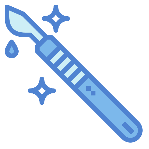 scalpel Generic Blue Icône