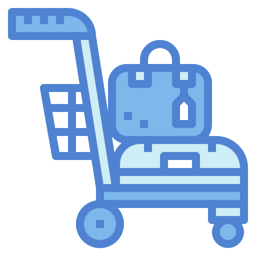 Trolley Generic Blue icon