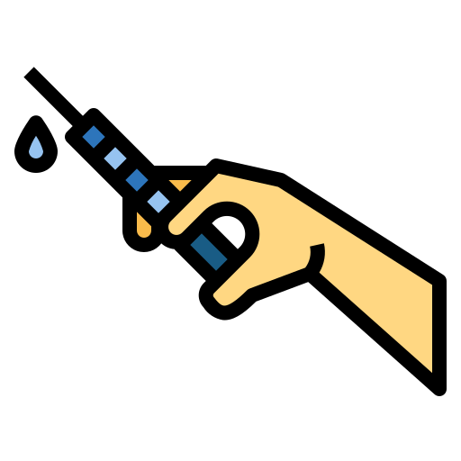 Syringe Smalllikeart Lineal Color icon