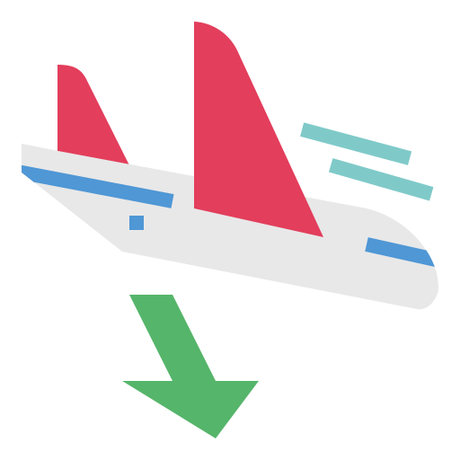 Landing Smalllikeart Flat icon
