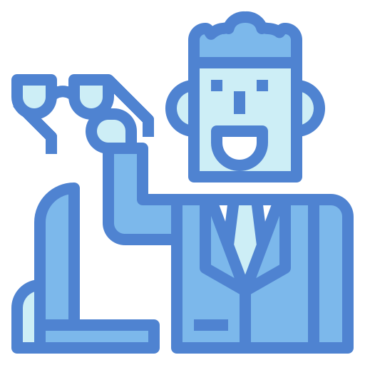 zakenman Generic Blue icoon
