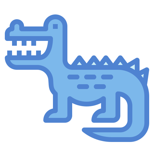 Crocodile Generic Blue icon