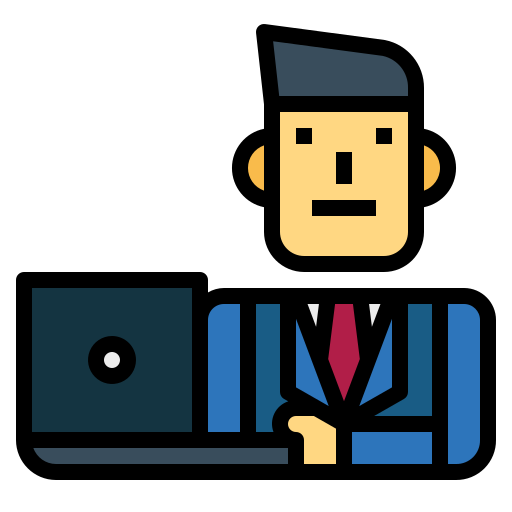 Businessman Smalllikeart Lineal Color icon
