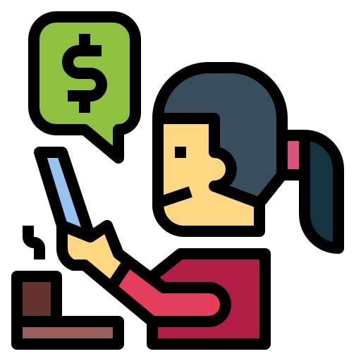 Businesswoman Smalllikeart Lineal Color icon