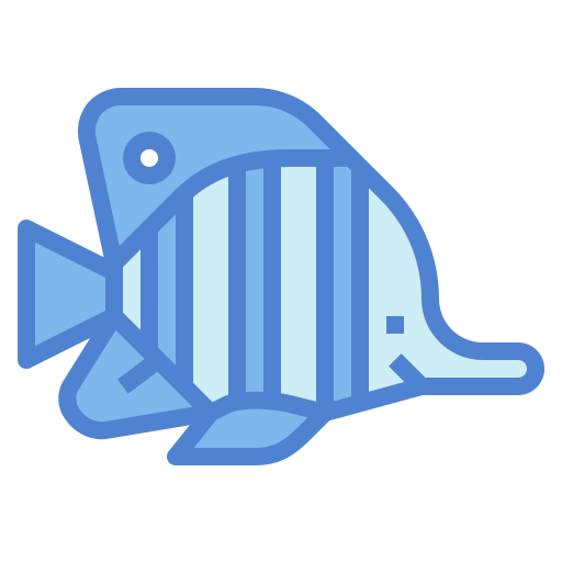 pesce farfalla Generic Blue icona