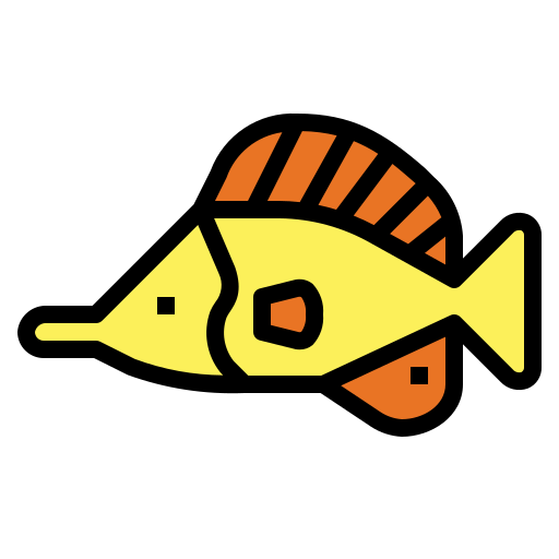 poisson Smalllikeart Lineal Color Icône