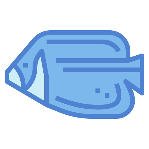 angelfish Generic Blue Ícone