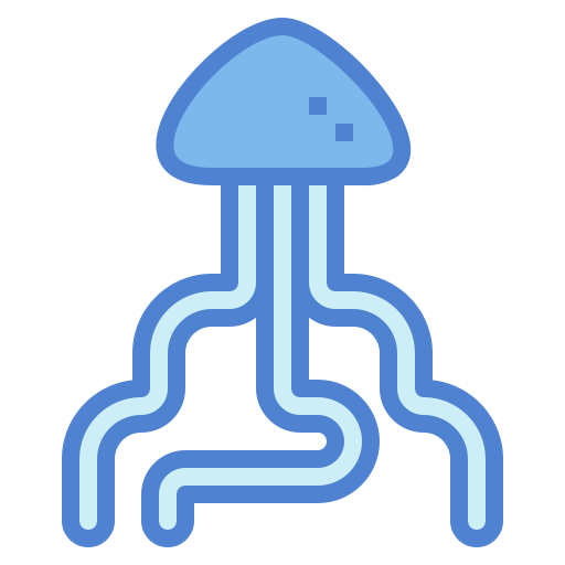 medusa Generic Blue Ícone