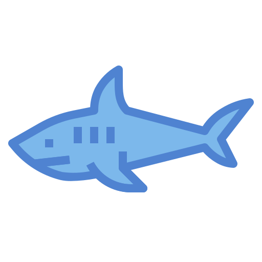 tubarão Generic Blue Ícone
