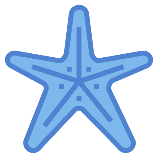 Морская звезда Generic Blue иконка