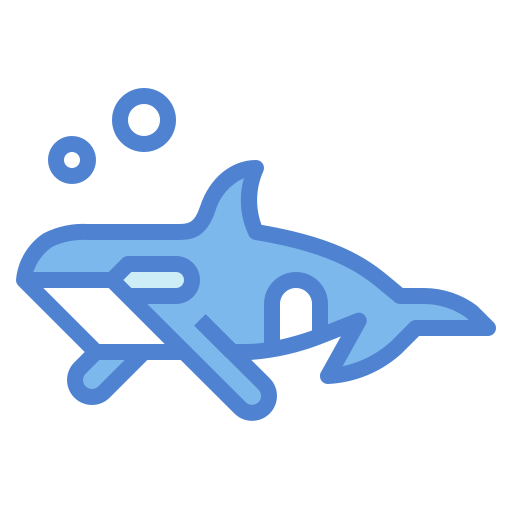 ballena Generic Blue icono