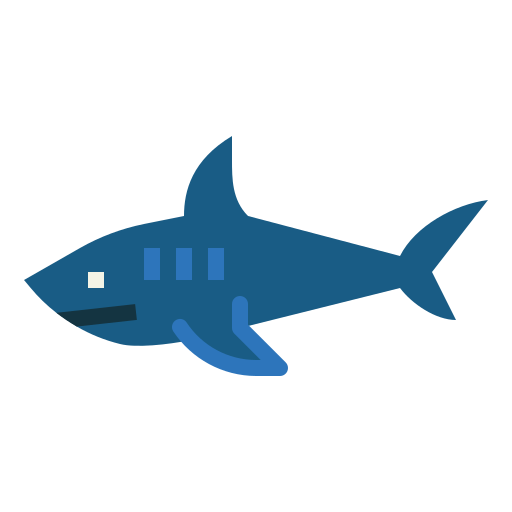 Shark Smalllikeart Flat icon