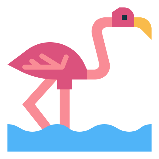 flamingo Smalllikeart Flat icon