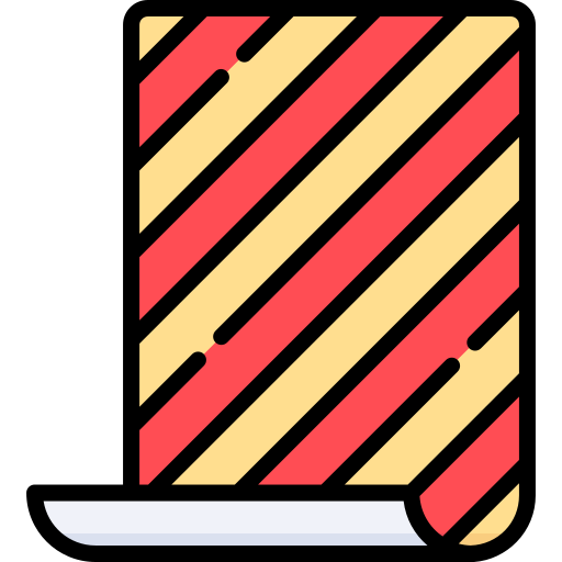 Wrapping paper Special Lineal color icon
