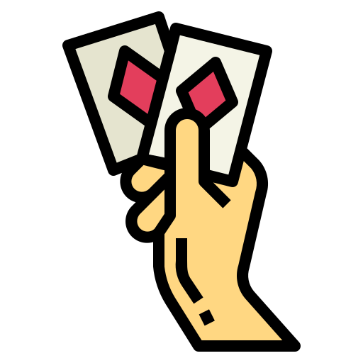 cartas de póquer Smalllikeart Lineal Color icono