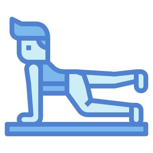 Поза йоги Generic Blue иконка
