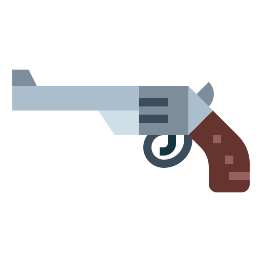 Revolver Smalllikeart Flat icon