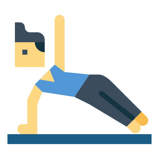 yoga-pose Smalllikeart Flat icon