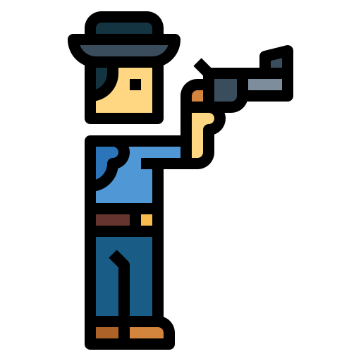 Cowboy Smalllikeart Lineal Color icon