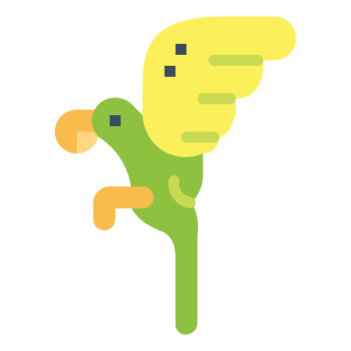 papegaai Smalllikeart Flat icoon