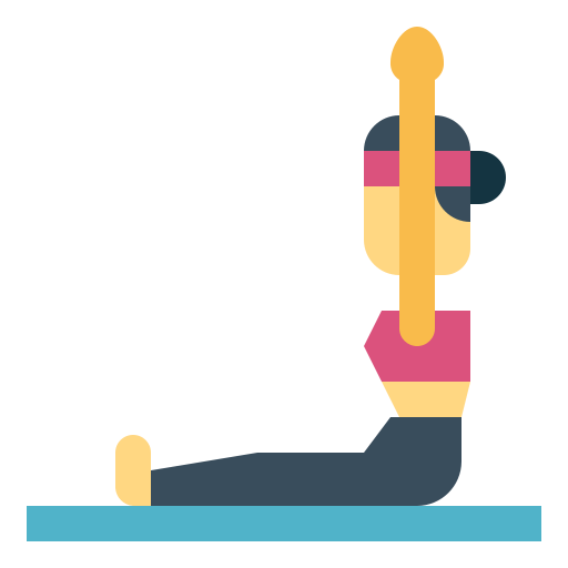 pose de yoga Smalllikeart Flat icono