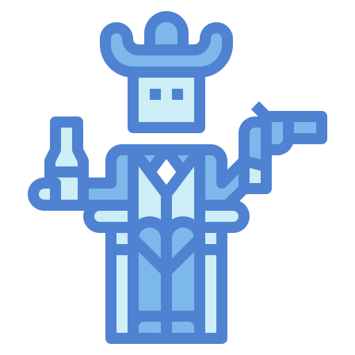 cowboy Generic Blue icon