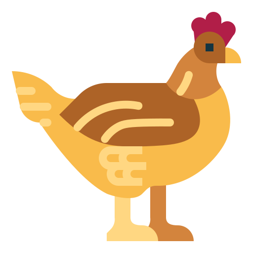 pollo Smalllikeart Flat icono