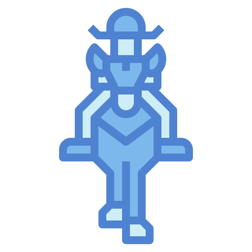 乗馬 Generic Blue icon