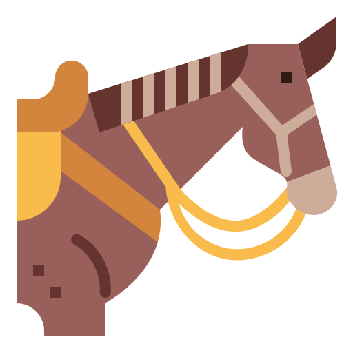 pferd Smalllikeart Flat icon