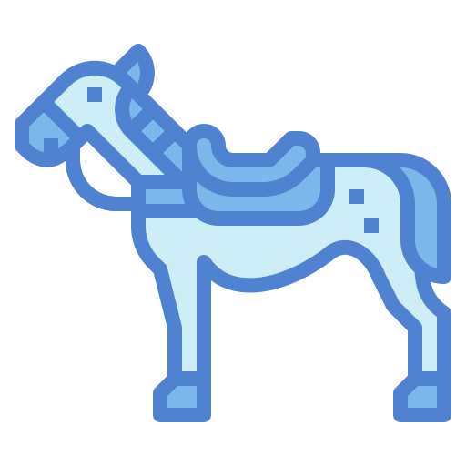cavalo Generic Blue Ícone
