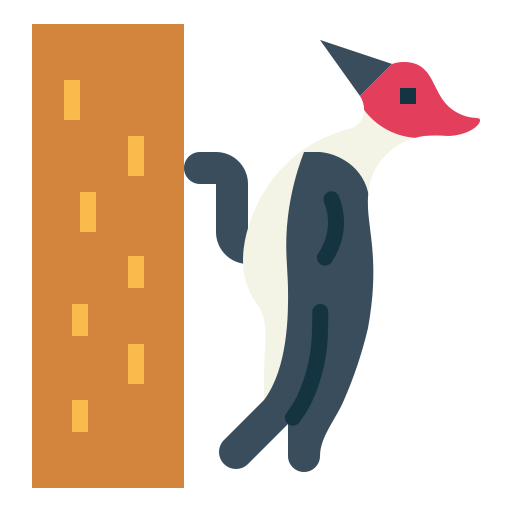 Woodpecker Smalllikeart Flat icon